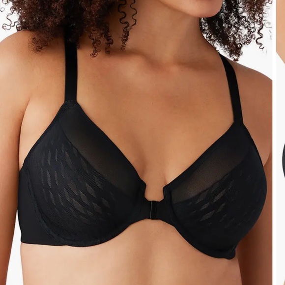 Wacoal Elevated Allure Front Close Black Bra - Picture 1 of 4